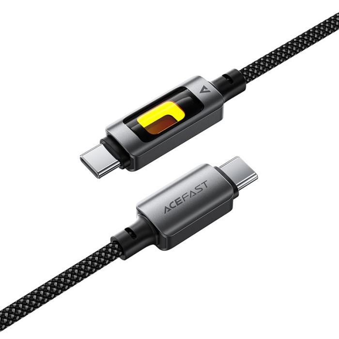 Кабель ACEFAST C21-03 Type-C to Type-C 60W / 3A 1.2 m Black