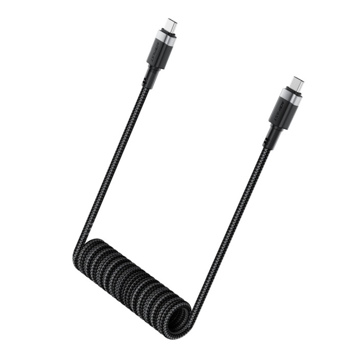 Кабель ACEFAST C14-03 Type-C to Type-C 60W / 3A 1.2 m Black