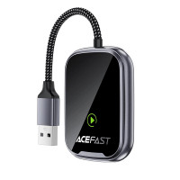 Адаптер 2 в 1 ACEFAST QC1 CarPlay / Android Auto Grey
