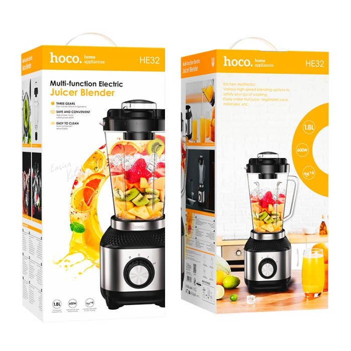 Электрический блендер HOCO HE32 600W Black