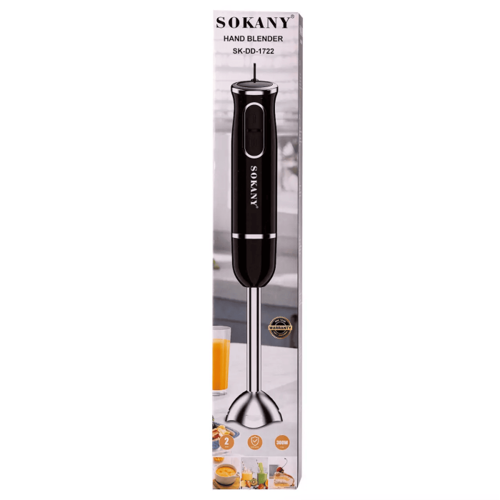 Занурювальний блендер Sokany SK DD-1722 300W Black