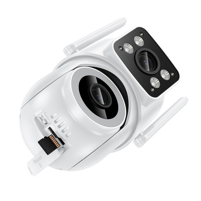 Камера відеоспостереження HOCO D9 Wi-Fi 2.4G / BT / 2MP, White