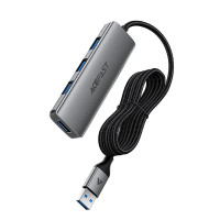Перехідник 4 в 1 ACEFAST J17 4 х USB 5Gbps 1m Grey