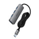 Перехідник 4 в 1 ACEFAST J17 4 х USB 5Gbps 1m Grey