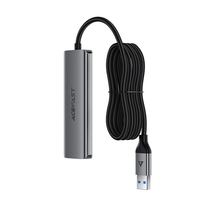 Переходник 4 в 1 ACEFAST J17 4 х USB 5Gbps 1m Grey
