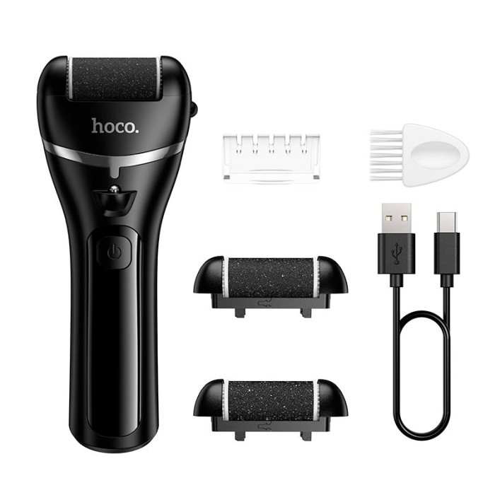 Электрическая роликовая пемза HOCO HP90 Black