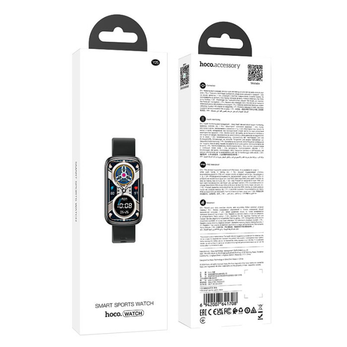 Смарт-часы HOCO Y25 Black