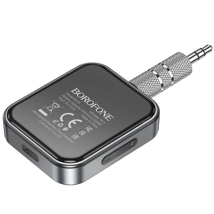 Аудиоадаптер BOROFONE BC55 AUX / BT5.3 Black