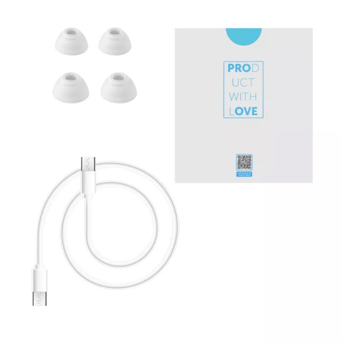 Вакуумные наушники TWS Proove X-Go (APP) White