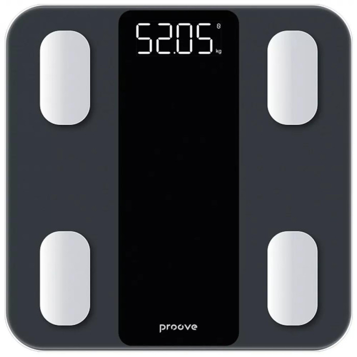 Смарт-ваги підлогові на 180 кг Proove Metrix Black