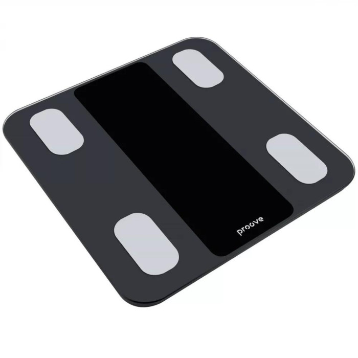 Смарт-ваги підлогові на 180 кг Proove Metrix Black