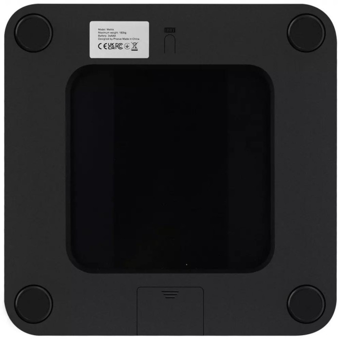 Смарт-ваги підлогові на 180 кг Proove Metrix Black
