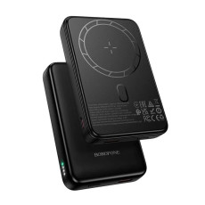 Повербанк BOROFONE BJ82A 10000mAh, Type-C / USB / 20W / 2A, Black