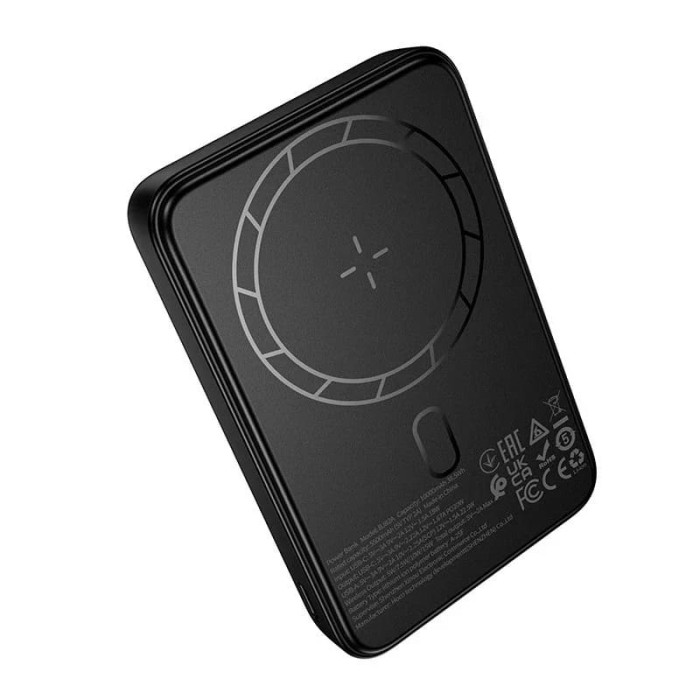 Повербанк BOROFONE BJ82A 10000mAh, Type-C / USB / 20W / 2A, Black