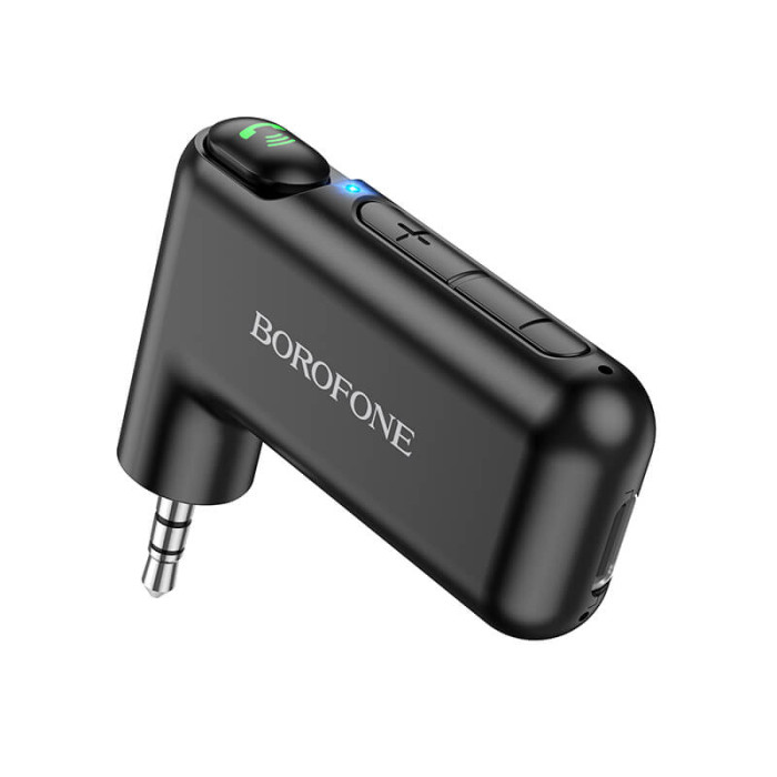 Аудіоадаптер BOROFONE BC35 AUX / BT5.0 Black