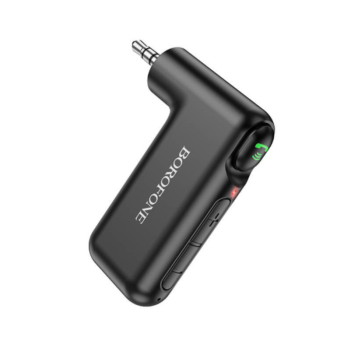 Аудіоадаптер BOROFONE BC35 AUX / BT5.0 Black