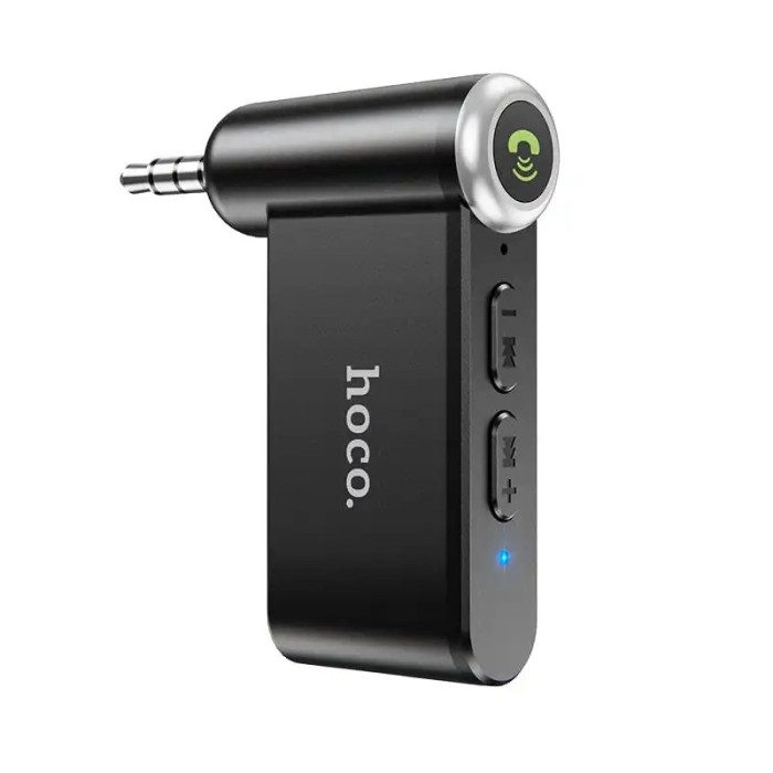 Аудіоадаптер HOCO E58 AUX / BT5.0 Black