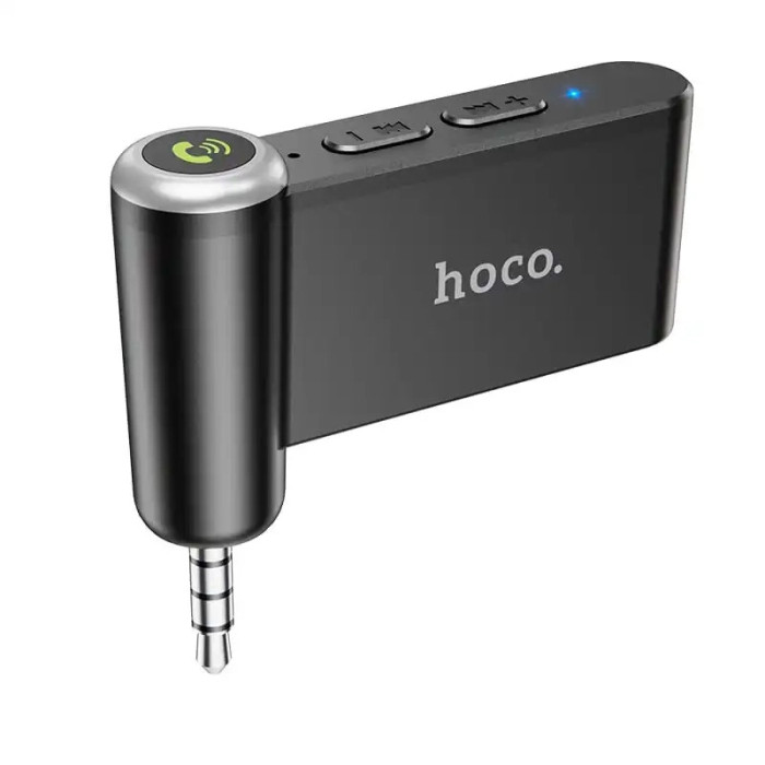 Аудіоадаптер HOCO E58 AUX / BT5.0 Black