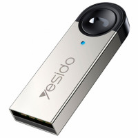 Аудиоадаптер YESIDO YAU81 USB / BT5.0 Silver