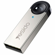 Аудіоадаптер YESIDO YAU81 USB / BT5.0 Silver