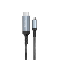 Кабель Type-C to HDTV HOCO UA43 4K 1.8m Grey