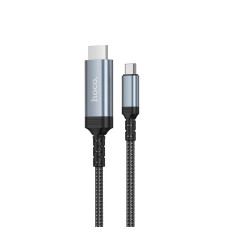 Кабель Type-C to HDTV HOCO UA43 4K 1.8m Grey