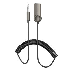 Аудіоадаптер BOROFONE BC56 AUX / USB BT5.0 Grey