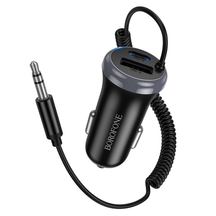 Аудіоадаптер BOROFONE BC64 AUX BT5.4 Black