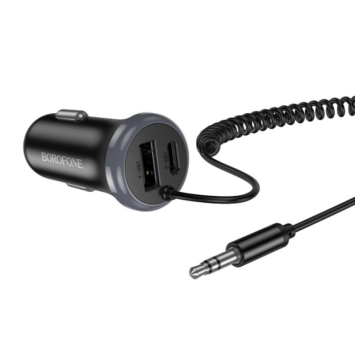 Аудіоадаптер BOROFONE BC64 AUX BT5.4 Black