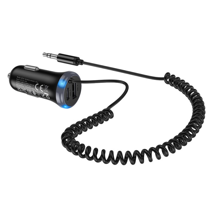 Аудіоадаптер BOROFONE BC64 AUX BT5.4 Black
