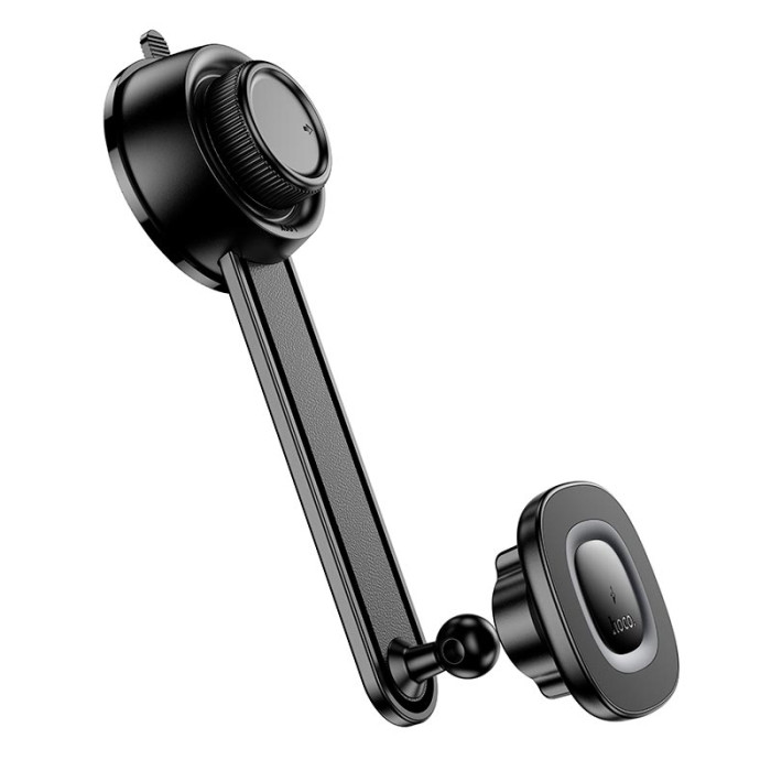 Автомобільний тримач з бездротовою зарядкою HOCO HW31 15W Black