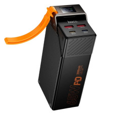 Повербанк HOCO DB100 30000mAh, 2 х Type-C / 2 х USB / PD/QC, 65W / 4.5A Black