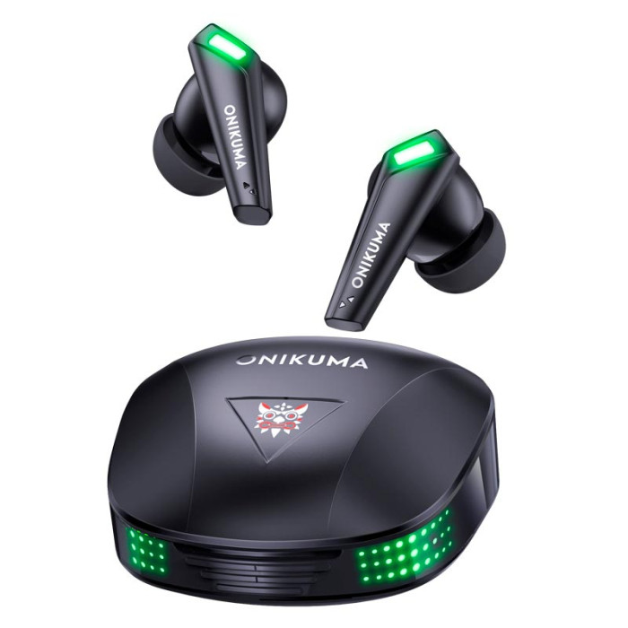 Вакуумні навушники TWS Onikuma T308 Black