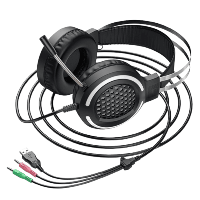 Накладні ігрові навушники НОСО ESD03 Black