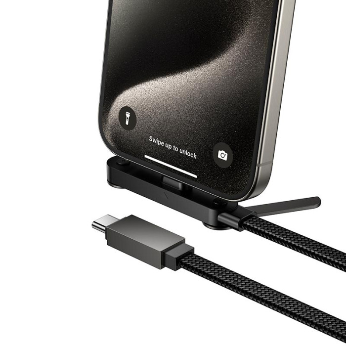 Кабель HOCO U150 Type-C to Type-C 60W / 3A 1.2m Black