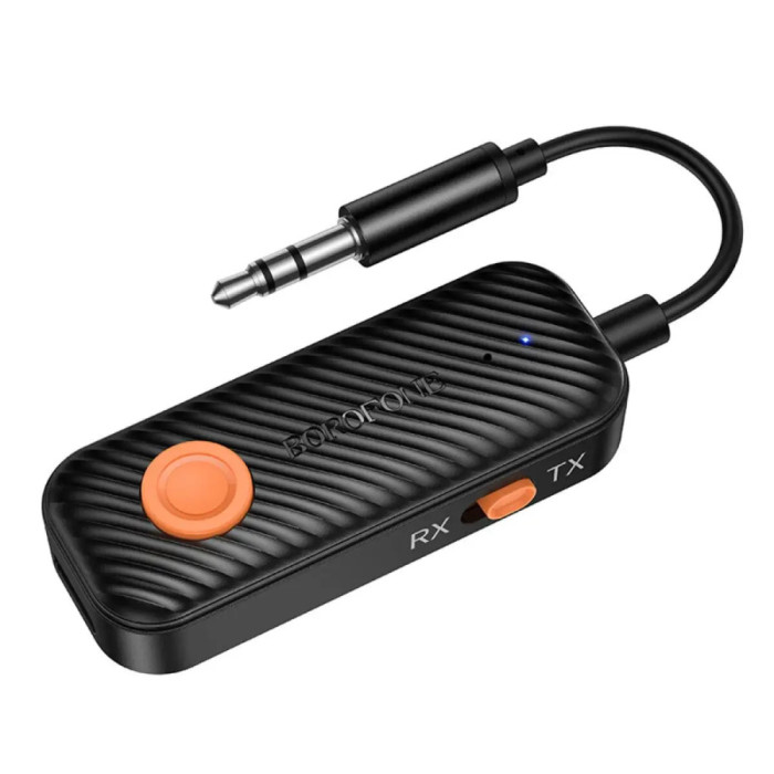 Аудіоадаптер Borofone BC62 AUX / BT5.4 Black