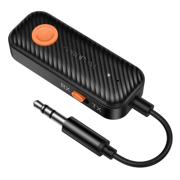 Аудіоадаптер Borofone BC62 AUX / BT5.4 Black