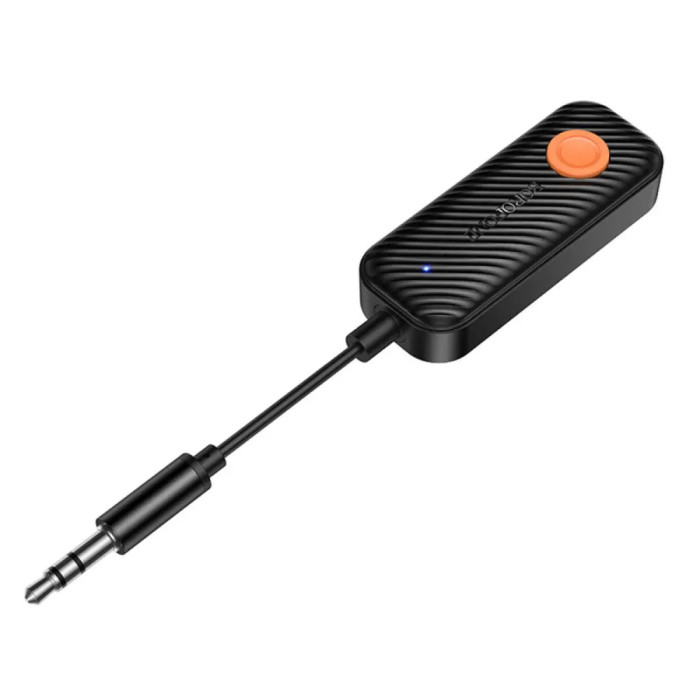 Аудіоадаптер Borofone BC62 AUX / BT5.4 Black