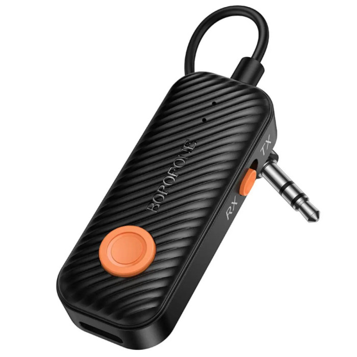 Аудіоадаптер Borofone BC62 AUX / BT5.4 Black