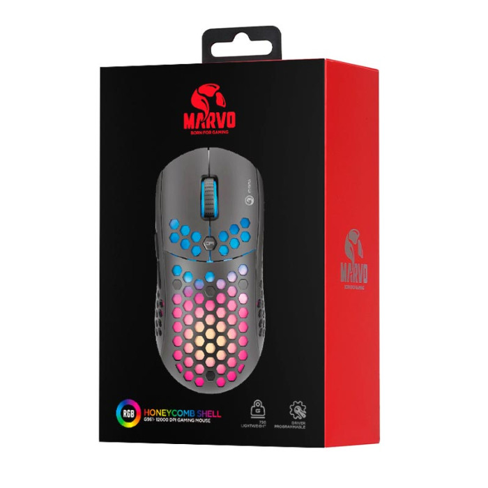 Проводная мышь игровая MARVO S1 Black
