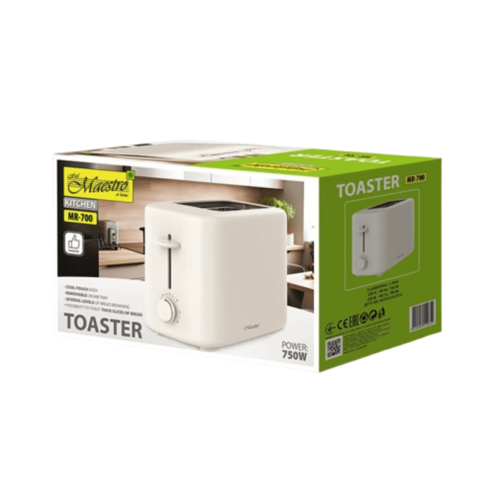 Тостер Maestro MR-700 750W Beige