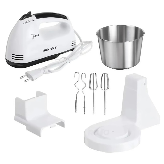 Миксер с чашей Sokany CX-6620 250W White