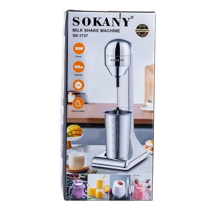Міксер Sokany SK-1737 100W Silver