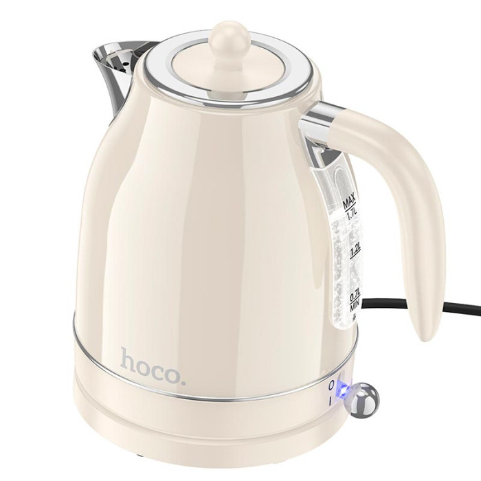 Електрочайник Hoco HE10 1.7 л, 2200W White