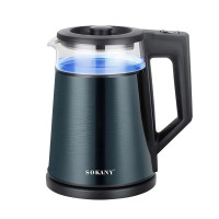 Електрочайник Sokany SK-SH1076 1.7 л, 2000W Black
