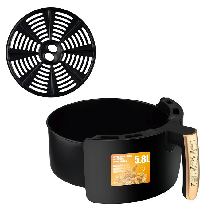 Мультипіч RAF R.5232 1500W на 5.8 л Black