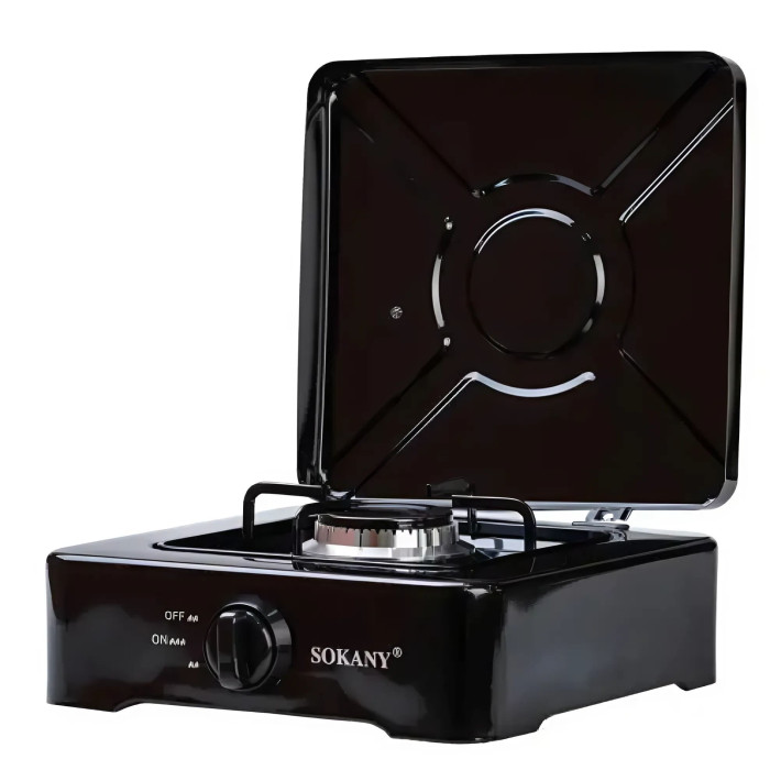 Плита газовая настольная Sokany SK-07005 2.2 кВт Black