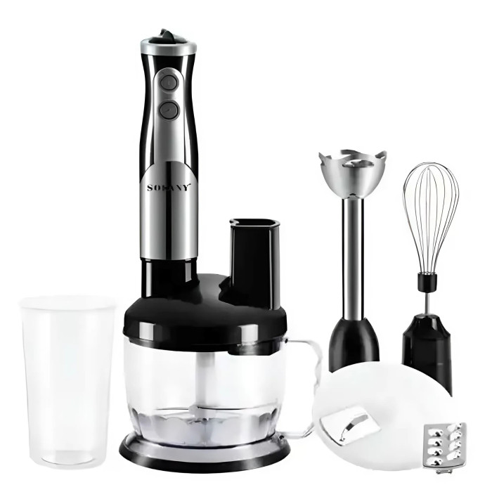 Блендер міні-комбайн Sokany SM-5011-8 700W Black