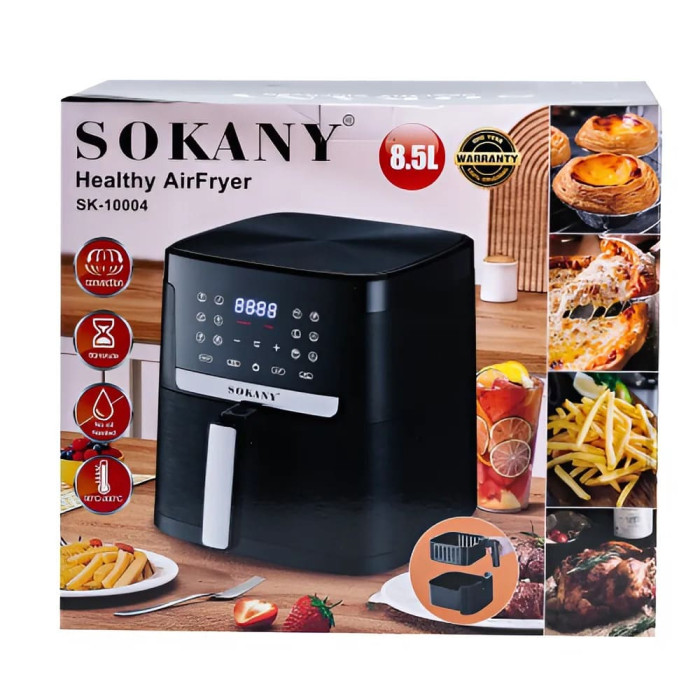 Мультипечь Sokany SK-10004 1800W на 8.5 л Black