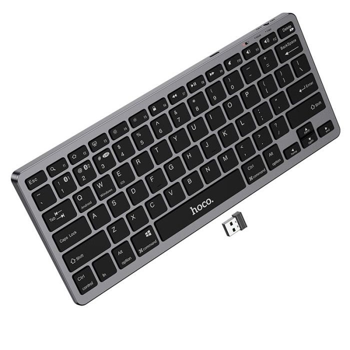 Клавиатура беспроводная Hoco GM32 Silver